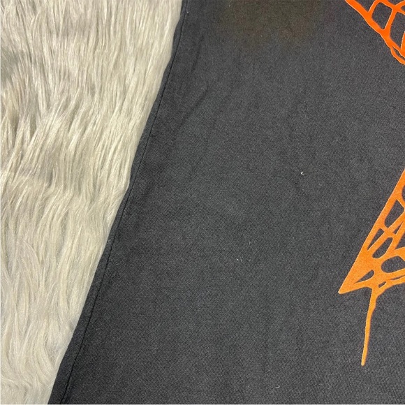 Jeffree Star Cosmetics Black Orange Tie Dye Logo T Shirt Size Small - Picture 5 of 13